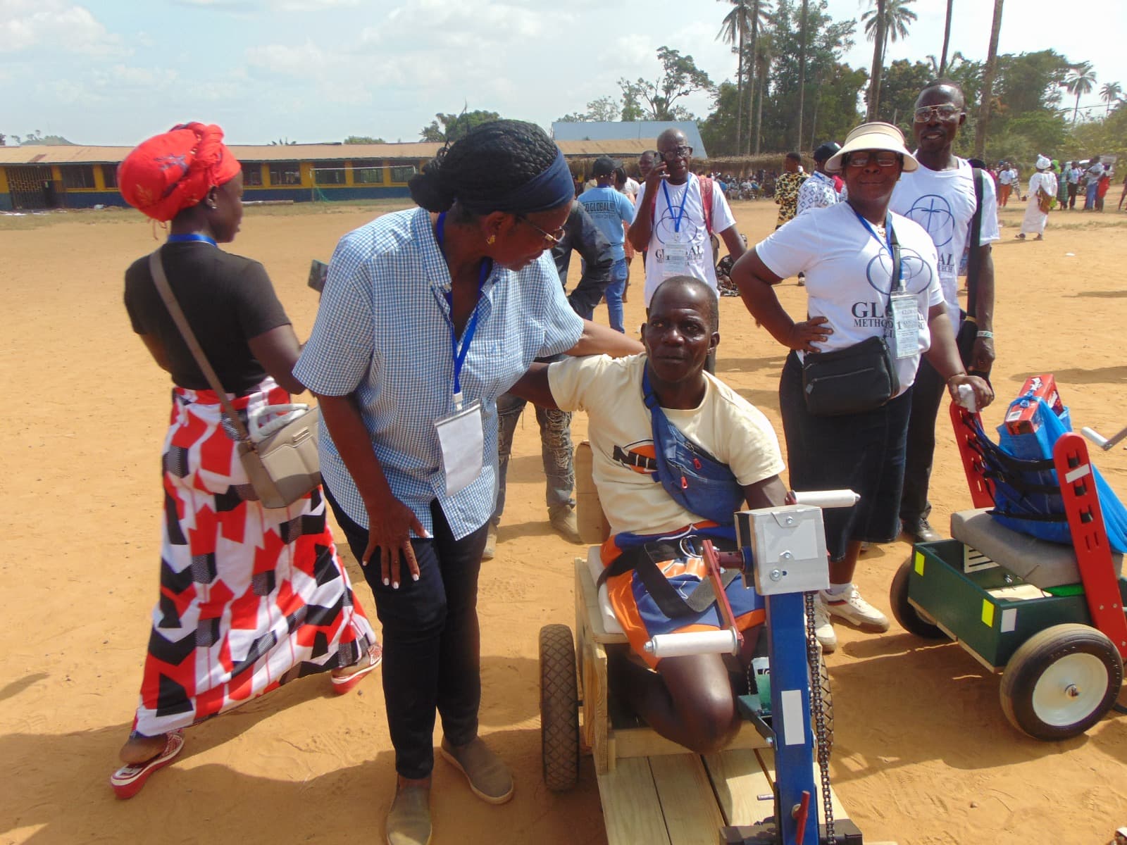 making mobility carts in sierra leone 